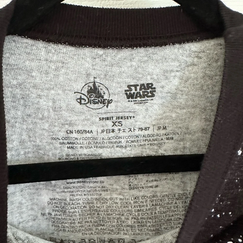Disney Star Wars rise of skywalker Black Spirit Jersey - Picture 5 of 5